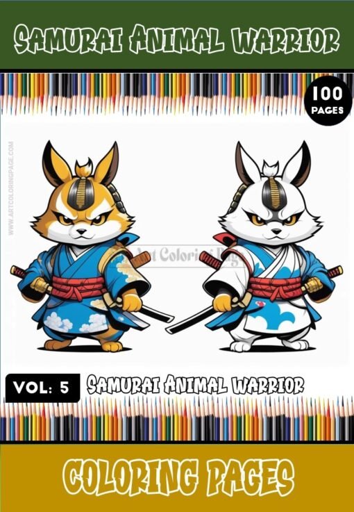 Awaken Your Creative Spirit with Samurai Coloring Sheets Vol. 5!