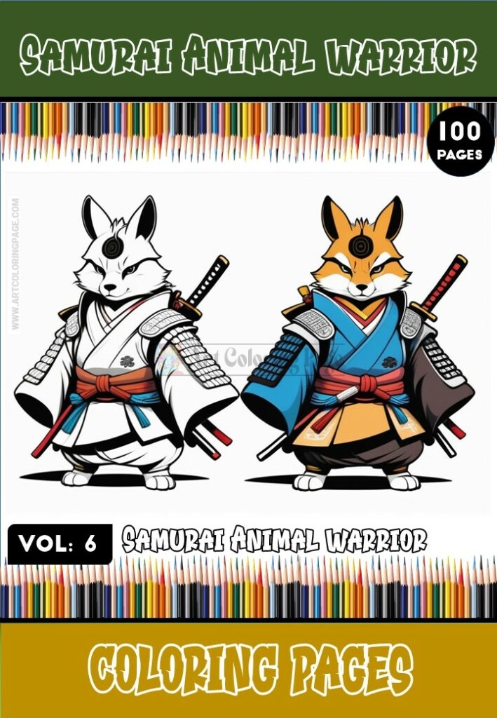 Unleash the Warrior Within with Samurai Coloring Vol. 6!