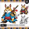 Embrace the Essence of the Samurai with Warrior Coloring Pages Vol. 7!