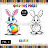 Celebrate Spring with Easter Bunny Colouring Pages Magic! Vol: 2