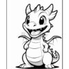 Embrace a World of Magic: Free Coloring Dragon