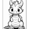Discover Your Inner Artist with Dragon Coloring Page Vol 4!