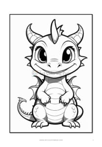 Discover Your Inner Artist with Dragon Coloring Page Vol 4!