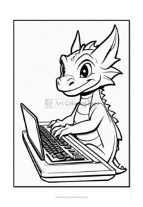 Discover the Magic Within with Coloring Pages of Dragons Vol 8!