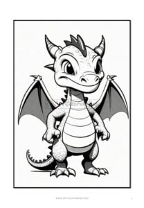 Discover the Magic Within with Coloring Pages of Dragons Vol 8!
