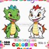 Dive into a World of Magic with Dragon Coloring Pages Vol 3