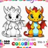 Embark on a Mythical Adventure with Coloring Page Dragon Vol 7!