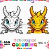 Discover the Magic Within with Coloring Pages of Dragons Vol 8!