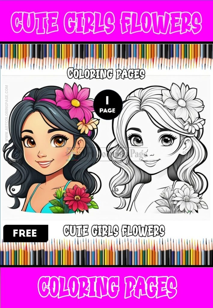 Unlimited Creativity: Free Coloring Pages for Girls - Instant Download