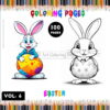 Embark on a Coloring Adventure Easter Bunny Coloring Pictures Vol 6.!