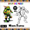 Embark on a Coloring Quest with Ninja Turtles Coloring Book Vol 8