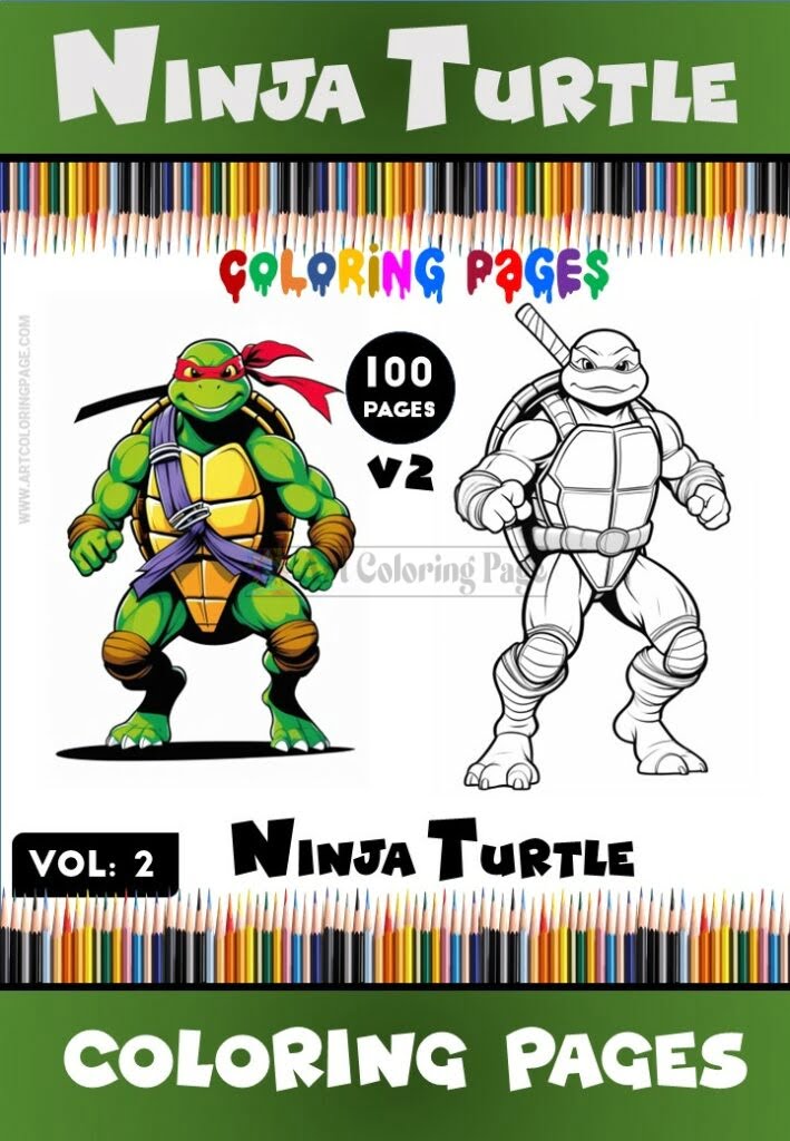 Explore a World of Color with Teenage Mutant Coloring Pages Vol. 2
