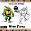 Mutant Ninja Turtles Artwork for Coloring Vol 6 A Creative Adventure