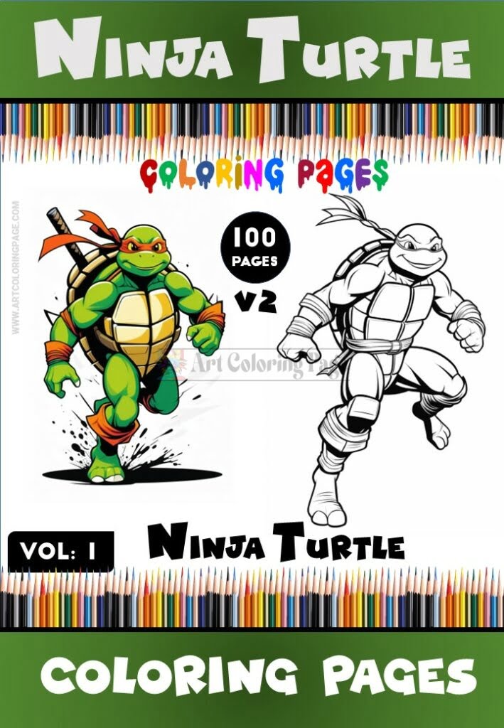 Ninja Turtles Coloring Pages