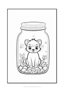 Discover Endless Creativity with "Animal in Jar Coloring Pages Vol:2"