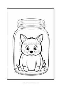 Uncover the Magic with "Animal in Jar Coloring Vol:6"