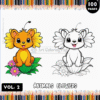 Unleash Your Inner Artist with Animal Flower Coloring Page Vol:2