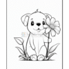 Unleash Your Inner Artist with Animal Flower Coloring Page Vol:2
