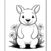 Unleash Your Inner Artist with Animal Flower Coloring Page Vol:2