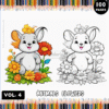 Majestic Beasts Unleashed: Animal Coloring Vol:4