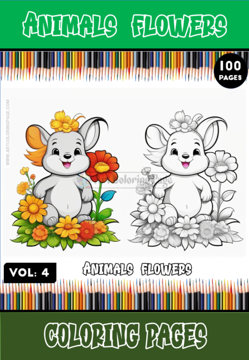 Majestic Beasts Unleashed: Animal Coloring Vol:4