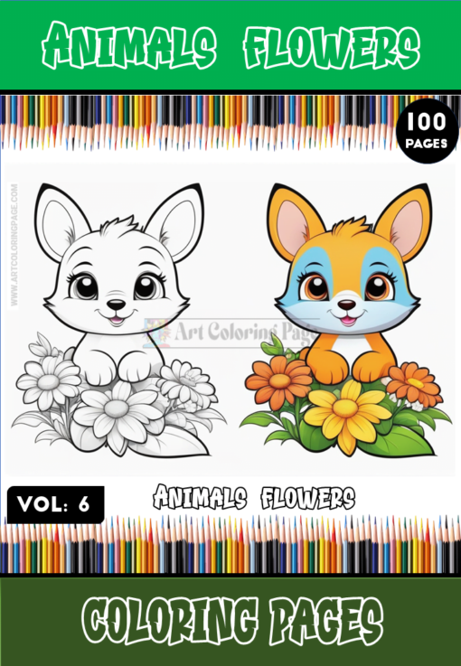 Animal Coloring Sheets Vol:6 - A Voyage into Artistic Discovery