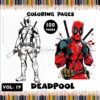 Dive Into the Deadpool Dimension Coloring Sheets Deadpool Vol. 19