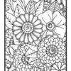 Dive into Creativity with Floral Coloring Sheets Vol 6!