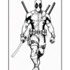 Embark on an Artistic Mercenary Mission with Deadpool Coloring PDF Vol. 15
