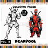 Explore the Edge of Creativity: Coloring Pages Deadpool Vol. 18