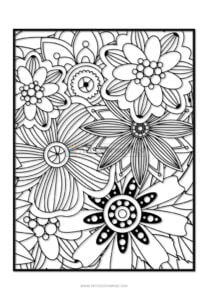 Immerse Yourself in Creativity with Flower Coloring Book Vol 3