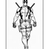 Master the Art of Mayhem: Coloring Page Deadpool Vol. 17