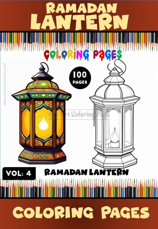 Experience the Splendor of Ramadan with Ramadan Coloring VOL 4