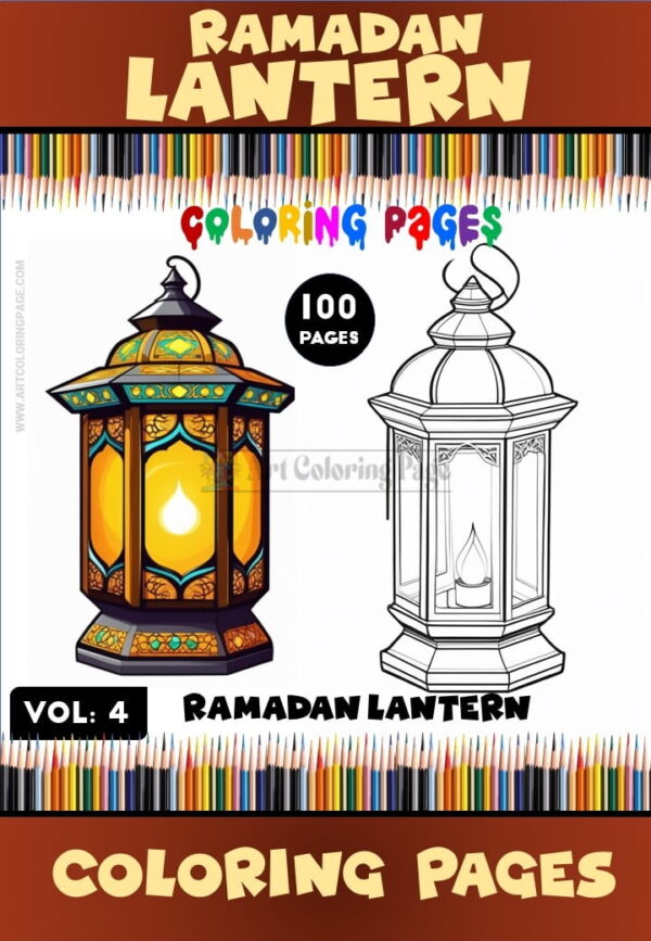 Experience the Splendor of Ramadan with Ramadan Coloring VOL 4