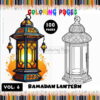 Illuminate Your Creativity with Lantern Coloring Page VOL 6