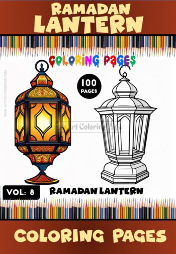 Illuminate Your Creativity with Lantern Coloring VOL 8