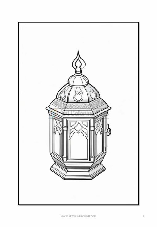 Illuminate Your Creativity with Lantern Coloring VOL 8