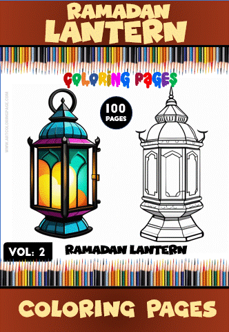 Alternative view of Immerse Yourself in Ramadan with Ramadan Color Sheets VOL 2