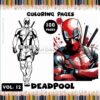 Unleash Your Creativity with Deadpool Coloring Vol 12