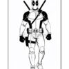 Unleash Your Creativity with Deadpool Coloring Vol: 12