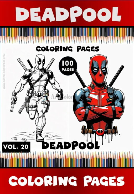 Unleash Your Inner Artist with Coloring Deadpool Vol. 20