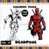 Unleash Your Inner Artist with Deadpool Adult Coloring Vol. 14