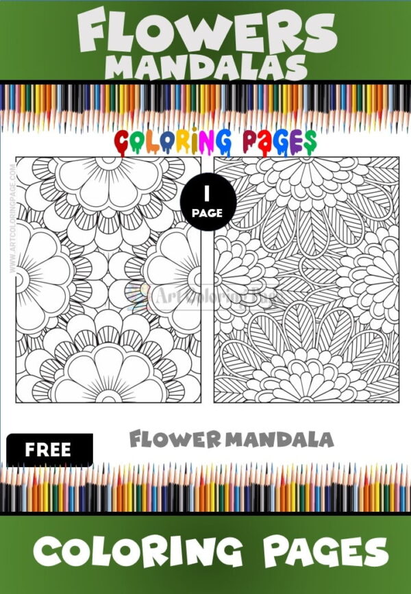 Unlock Creativity with a Free Mandala Floral Coloring Page