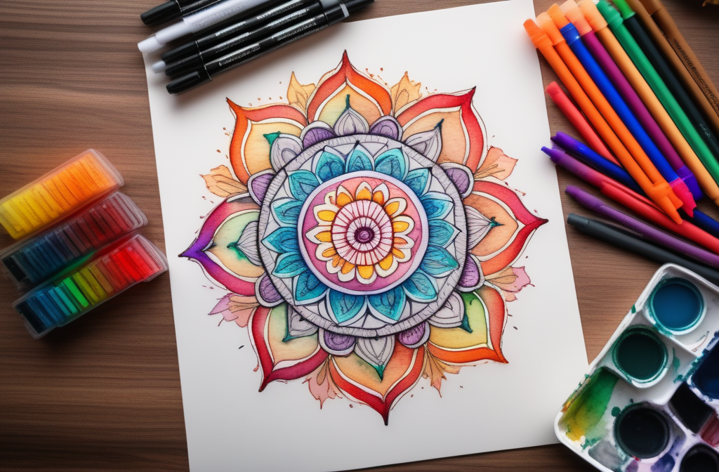 Harnessing the Therapeutic Power of Mandala Coloring