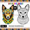 Canine Serenity Dog Mandala Coloring VOL 3