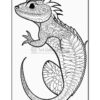 Discover the Wild Lizards Mandalas Coloring VOL 1