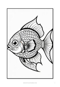 Embark on a Vibrant Journey with Fish Mandala Coloring Vol 3!