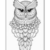 Embrace Serenity Free Mandala Coloring Pages Bird 2