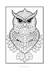 Fly into Creativity Mandala Coloring Pages Birds VOL 1