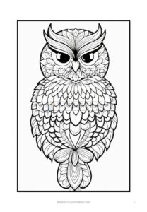 Immerse Yourself Coloring Pages Mandala Birds VOL 3